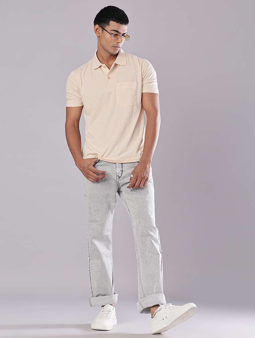 men washed mid rise full length jeans - 21999503 -  Standard Image - 4