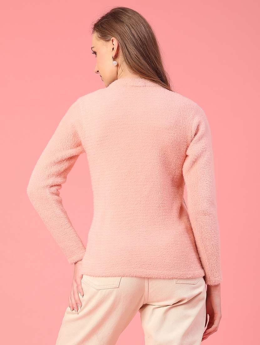 women solid with work long sleeve cardigan - 21999596 -  Standard Image - 4