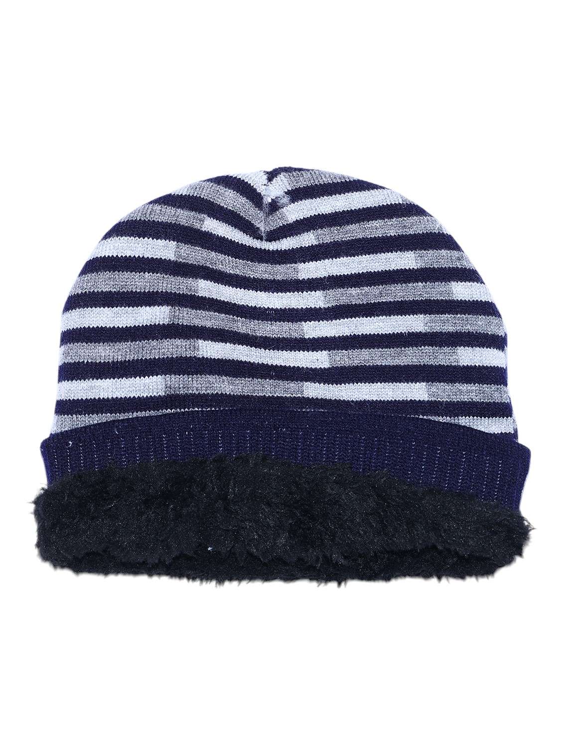 unisex self design woolen cap - 21999715 -  Standard Image - 1
