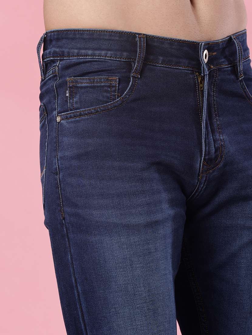 men washed mid rise full length jeans - 21999818 -  Standard Image - 4