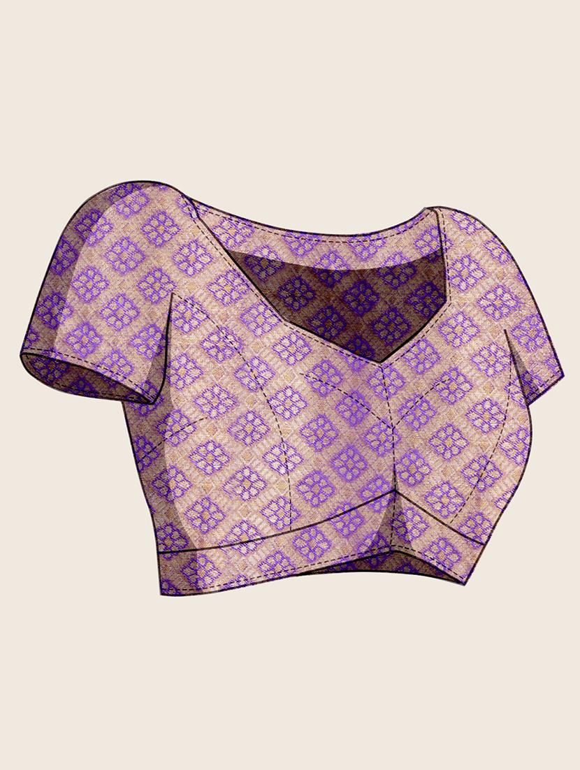women self design kanjivaram saree with blouse - 21999989 - Standard Image - 4