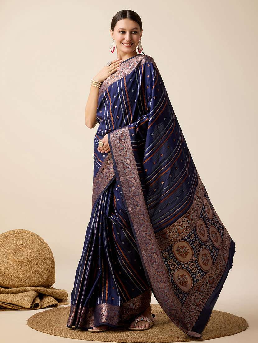 women self design banarasi saree with blouse - 22000029 -  Standard Image - 1