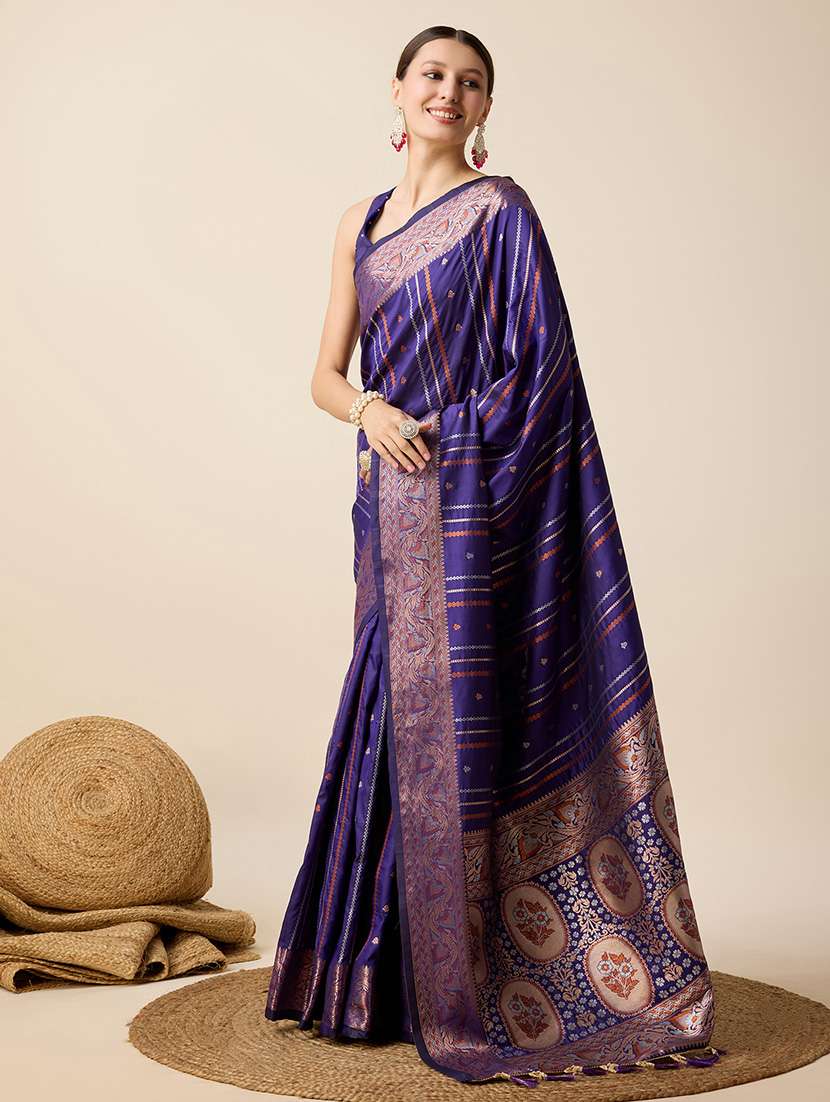women self design banarasi saree with blouse - 22000030 -  Standard Image - 1