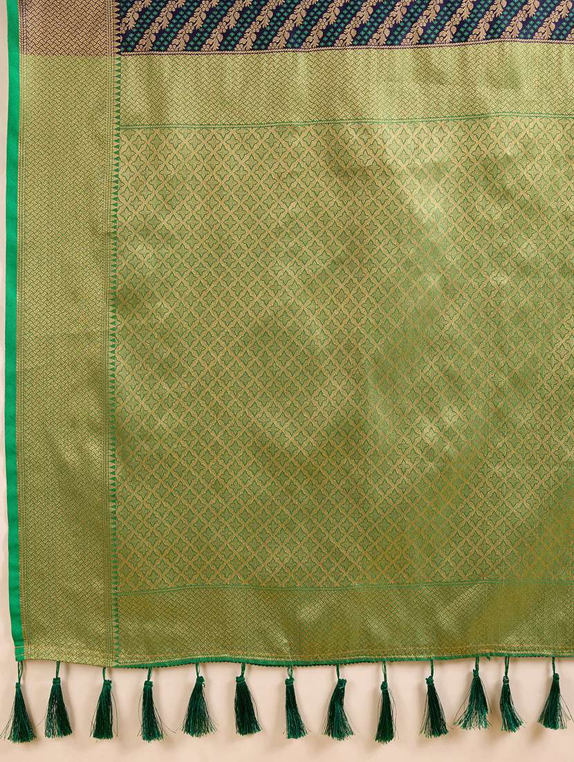 women self design banarasi saree with blouse - 22000044 -  Standard Image - 4