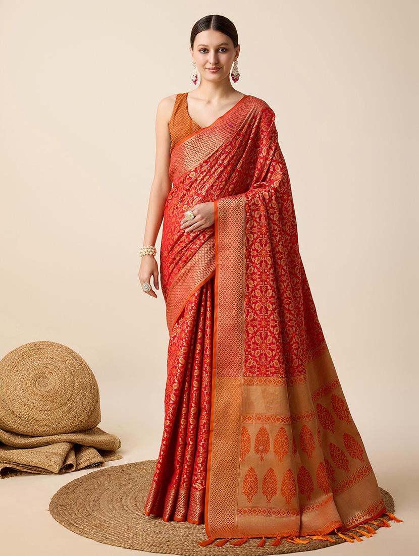 women self design banarasi saree with blouse - 22000052 -  Standard Image - 1