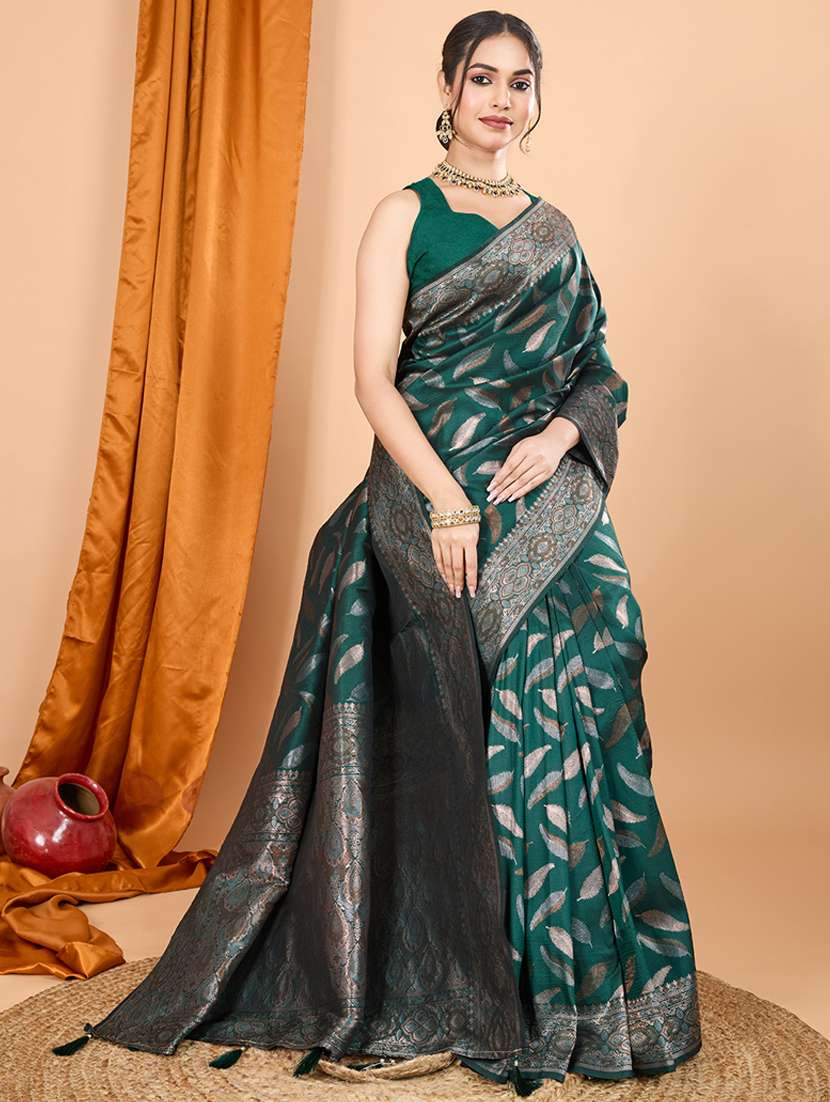 women self design banarasi saree with blouse - 22000056 -  Standard Image - 1