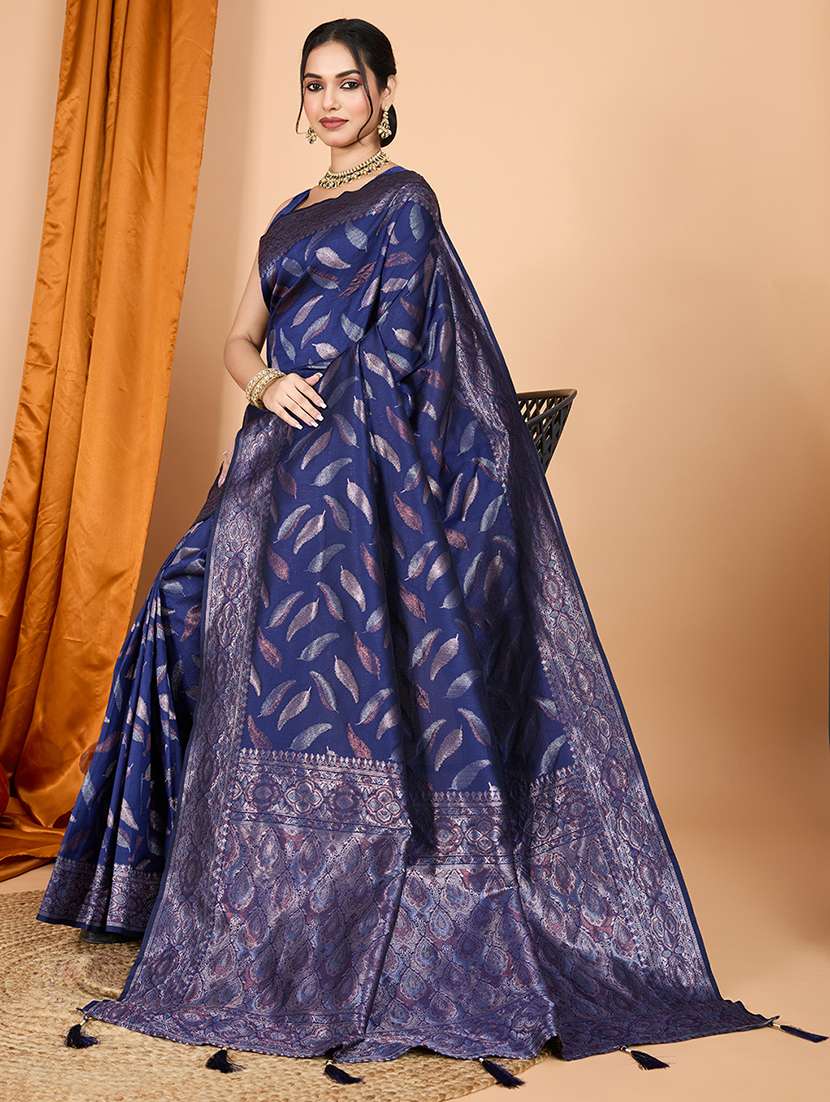 women self design banarasi saree with blouse - 22000057 -  Standard Image - 1