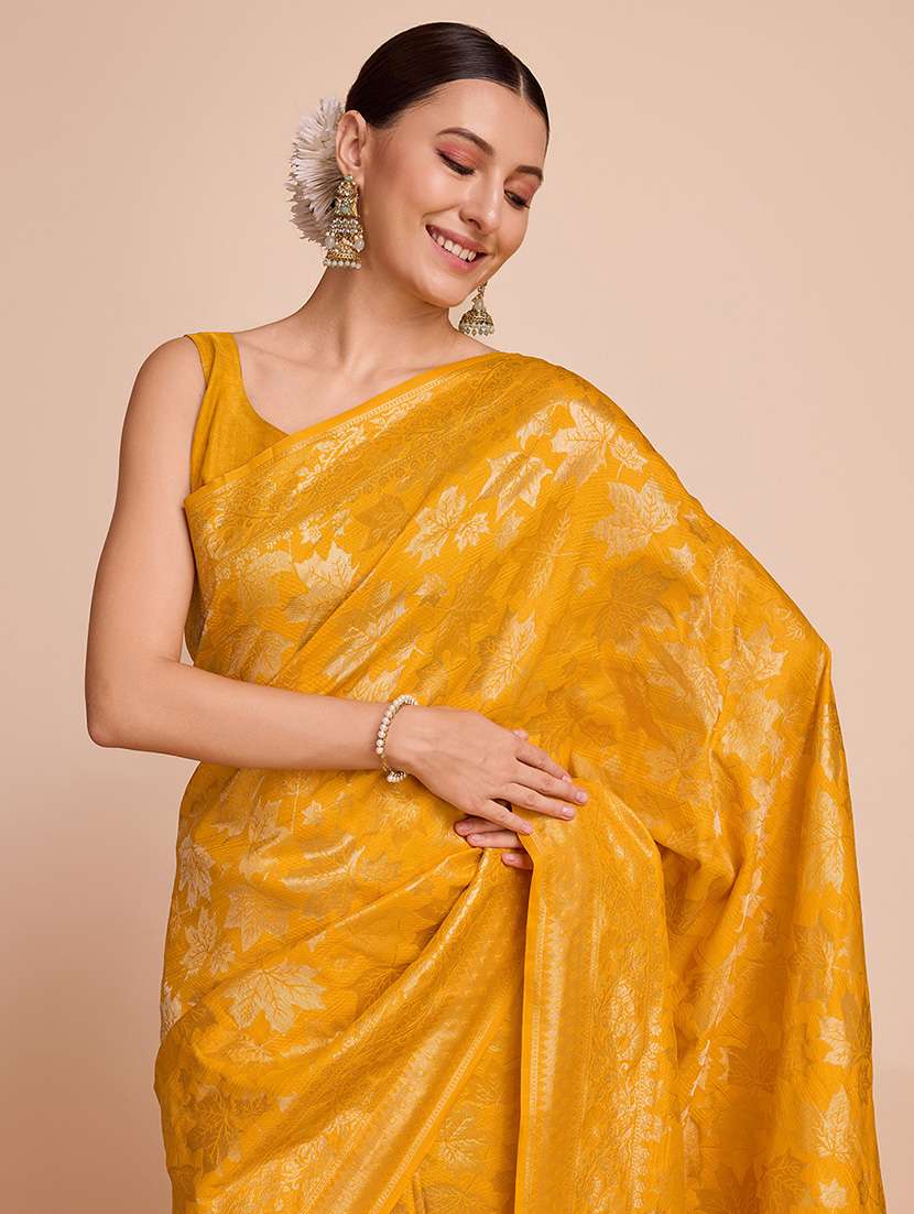 women self design banarasi saree with blouse - 22000068 -  Standard Image - 4