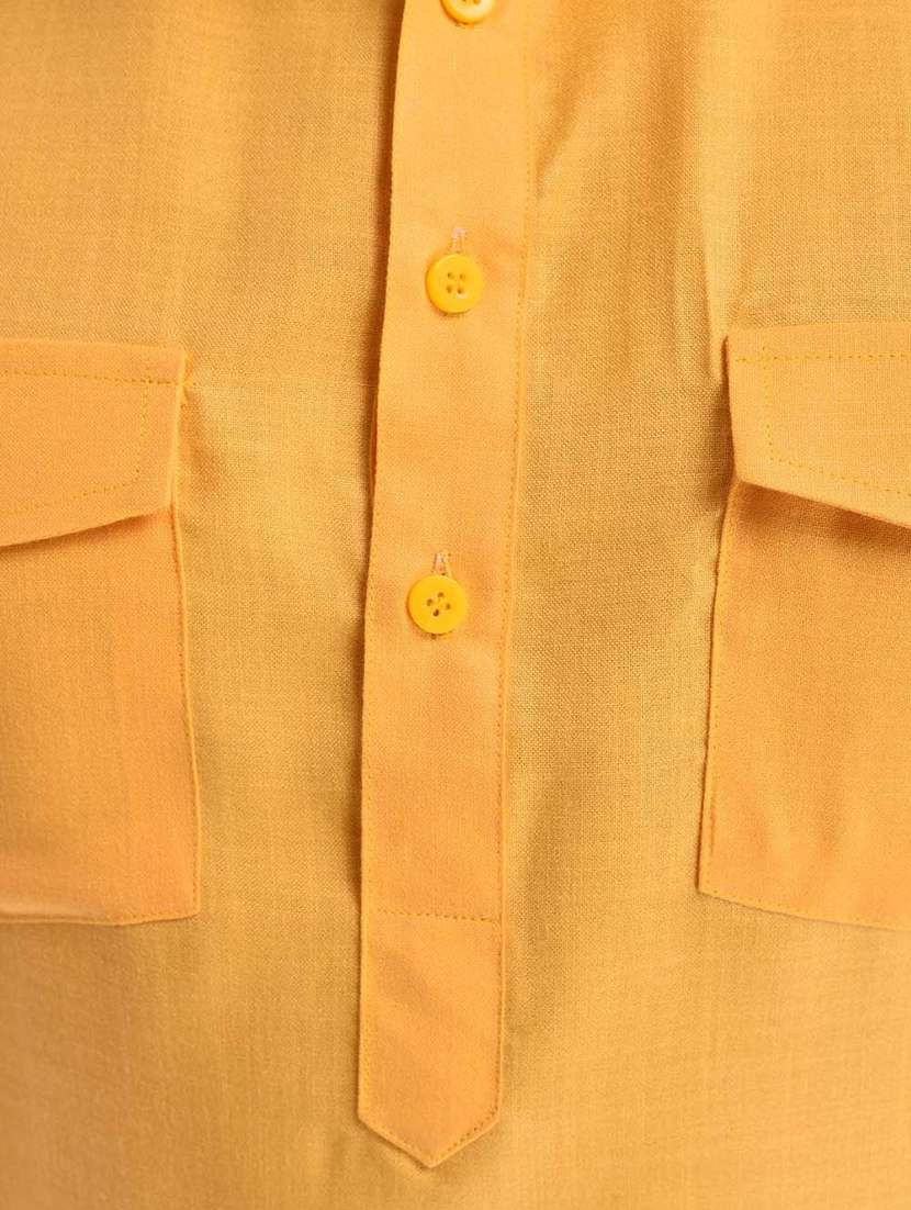 men solid long sleeve pathani kurta set - 22001020 - Standard Image - 4