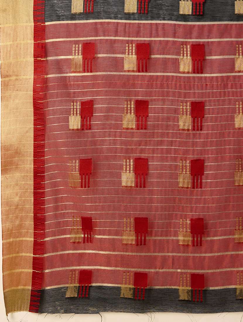 women self design bordered saree with blouse - 22001313 -  Standard Image - 4