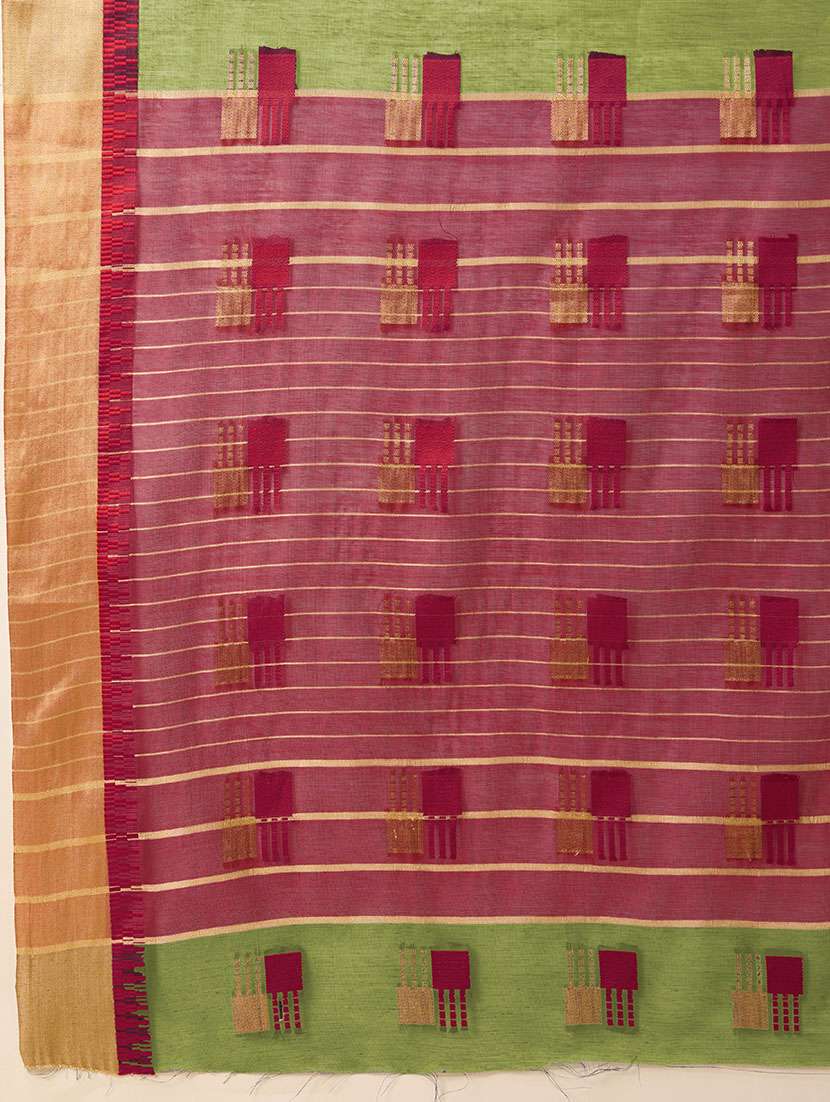 women self design bordered saree with blouse - 22001314 -  Standard Image - 4