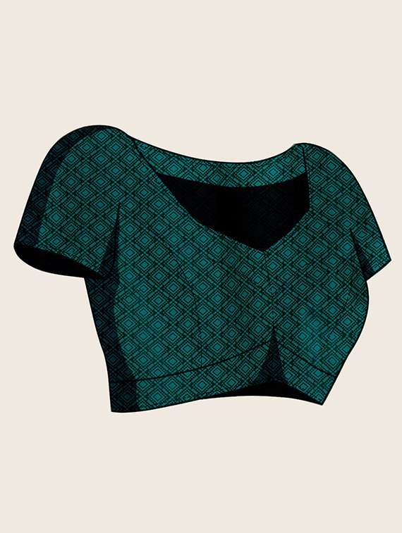 women self design banarasi saree with blouse - 22001344 -  Standard Image - 6