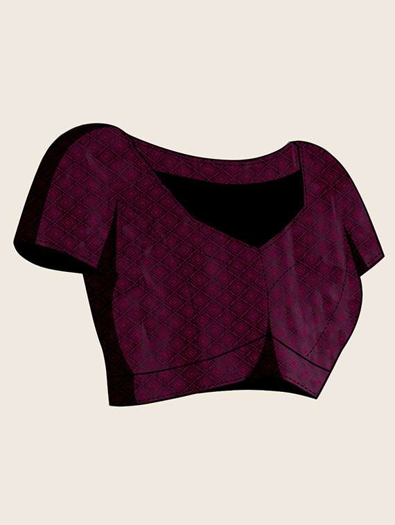 women self design banarasi saree with blouse - 22001346 -  Standard Image - 6