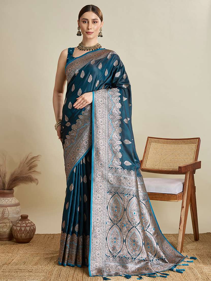 women self design banarasi saree with blouse - 22001351 -  Standard Image - 1