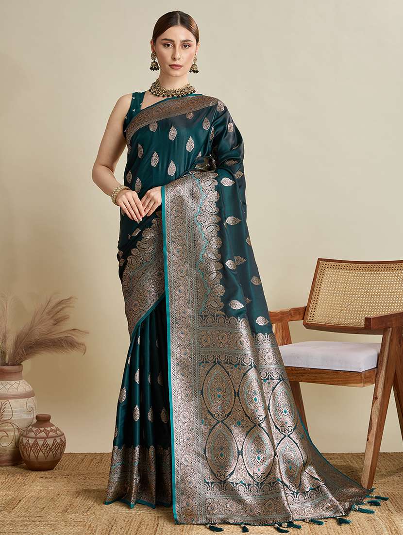 women self design banarasi saree with blouse - 22001354 -  Standard Image - 1