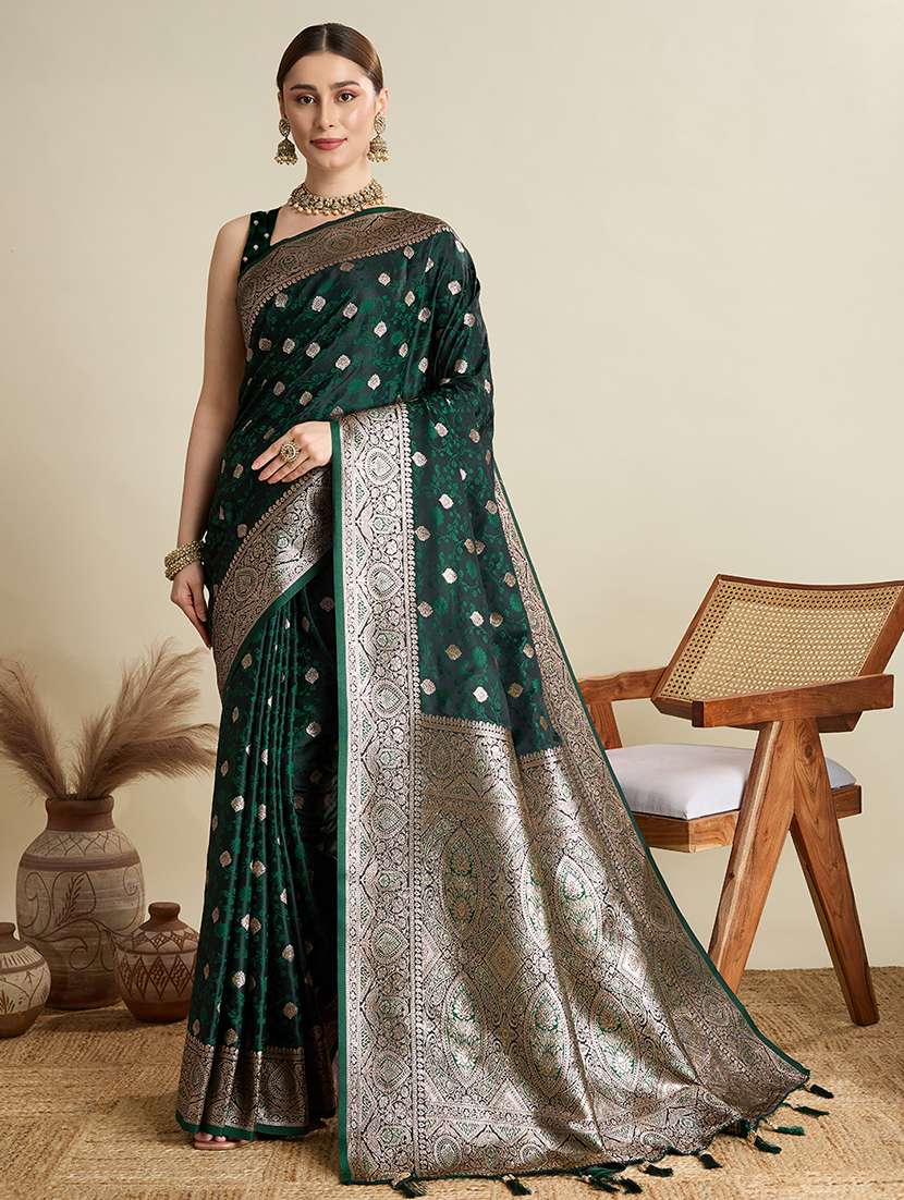 women self design banarasi saree with blouse - 22001357 -  Standard Image - 1