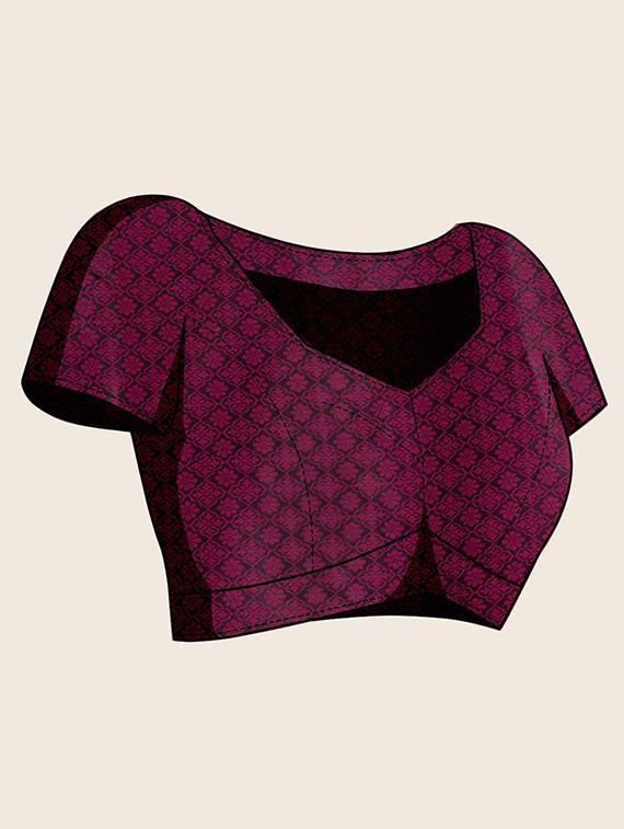 women self design banarasi saree with blouse - 22001365 - Standard Image - 6