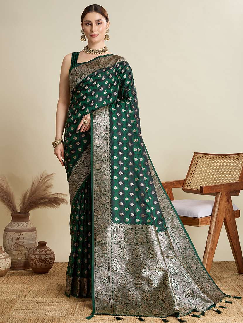 women self design banarasi saree with blouse - 22001367 -  Standard Image - 1