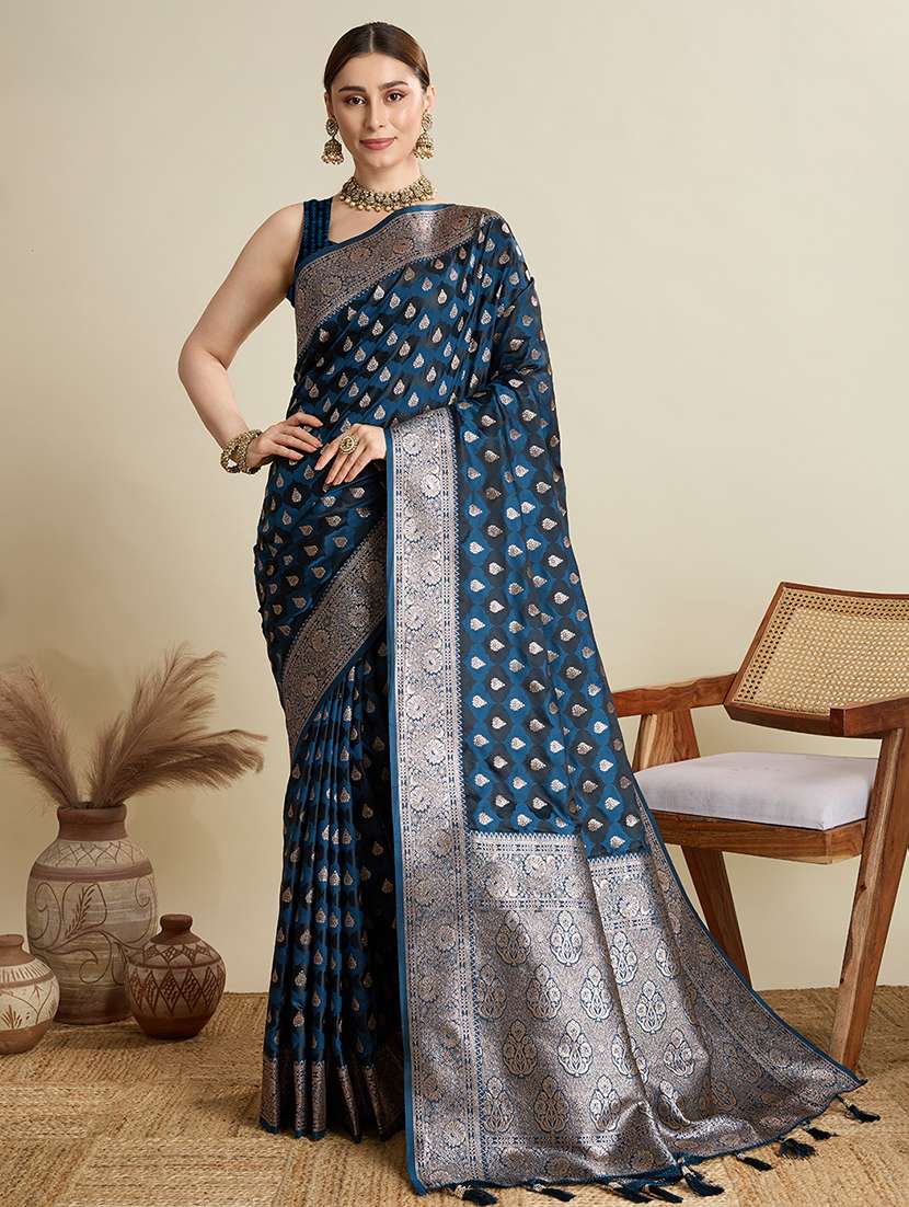 women self design banarasi saree with blouse - 22001369 -  Standard Image - 1