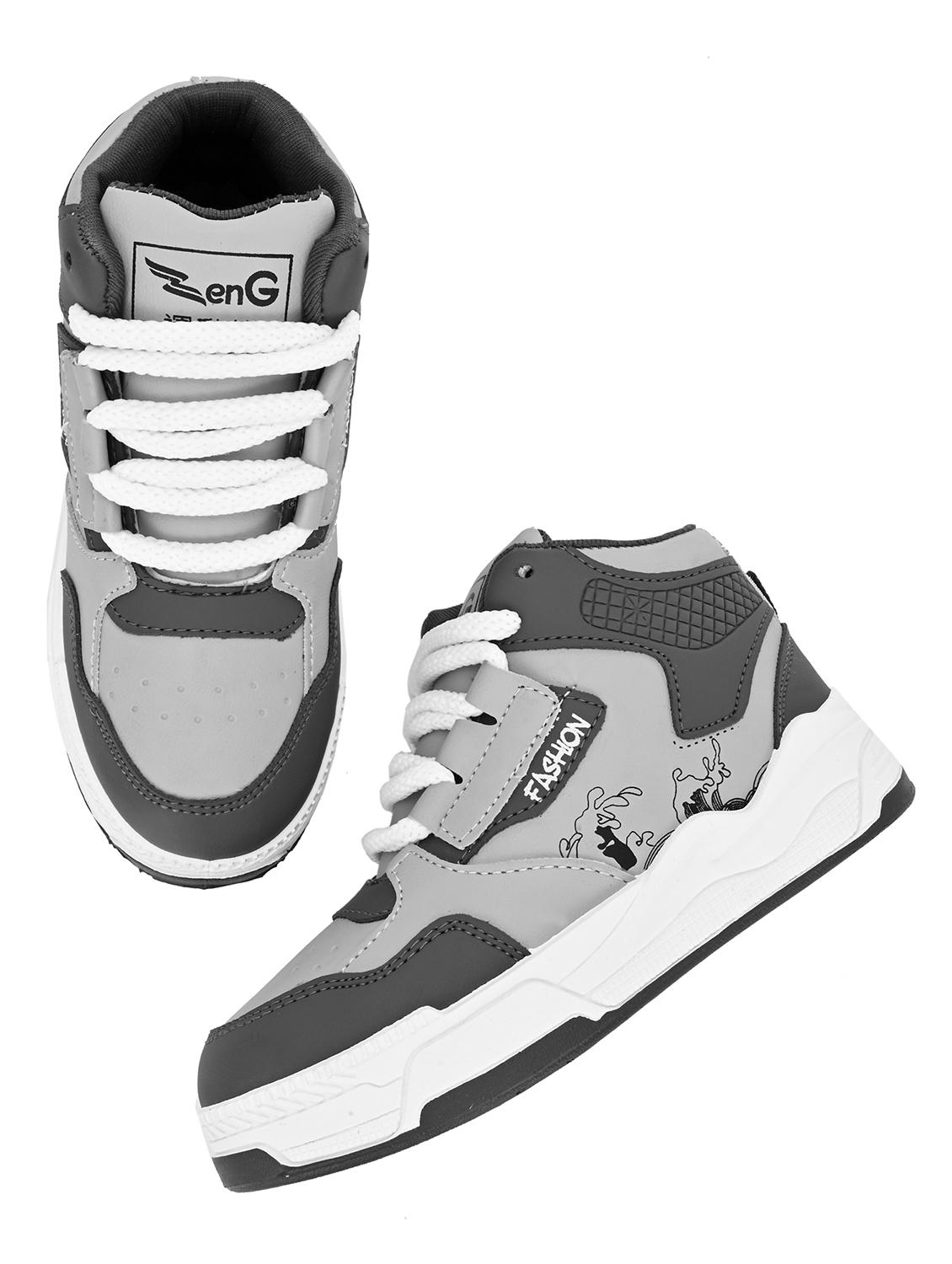 boys color blocked lace up sneaker - 22001726 - Standard Image - 4