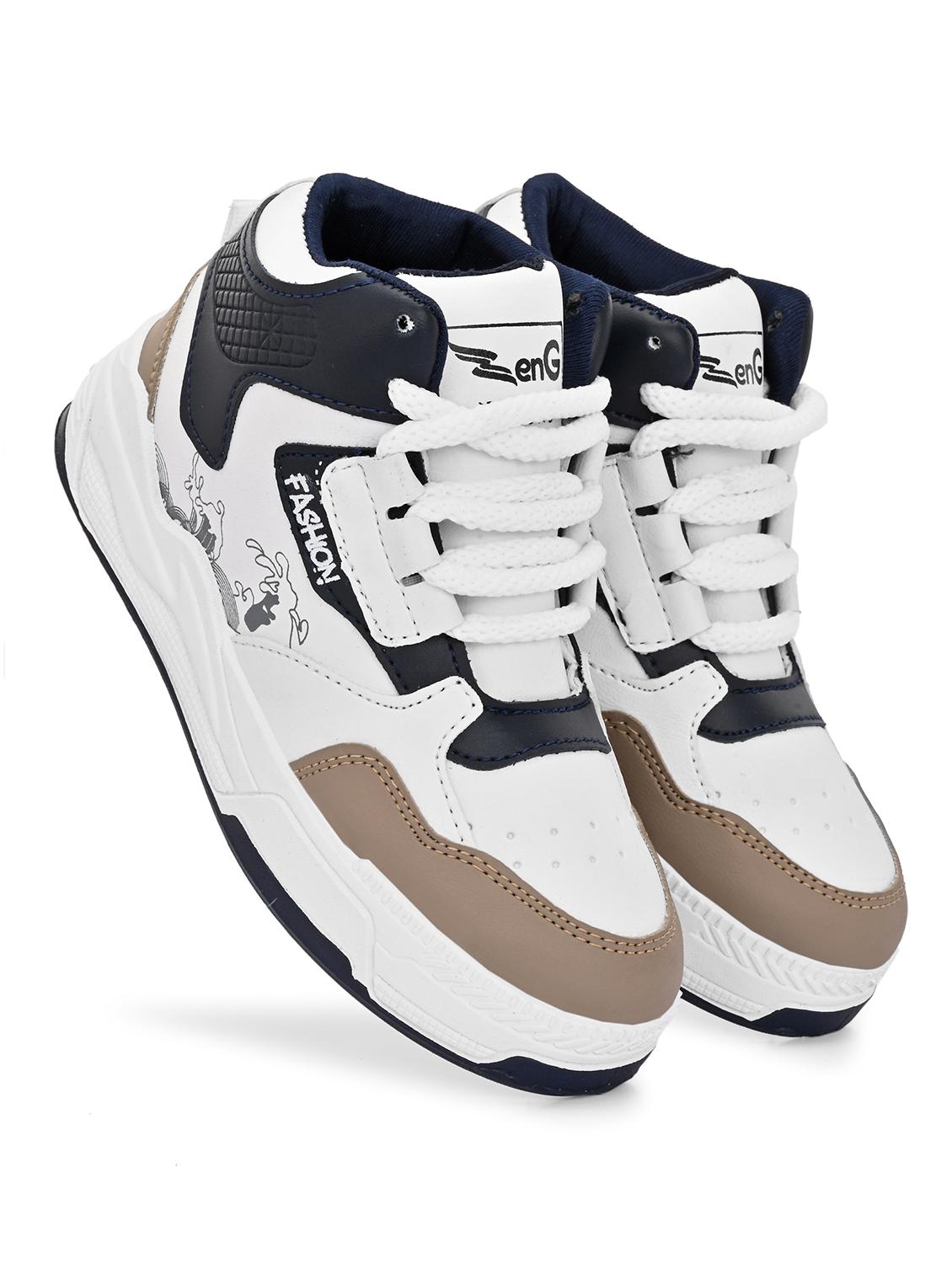 kids whire solid lace up sneaker - 22001727 -  Standard Image - 1
