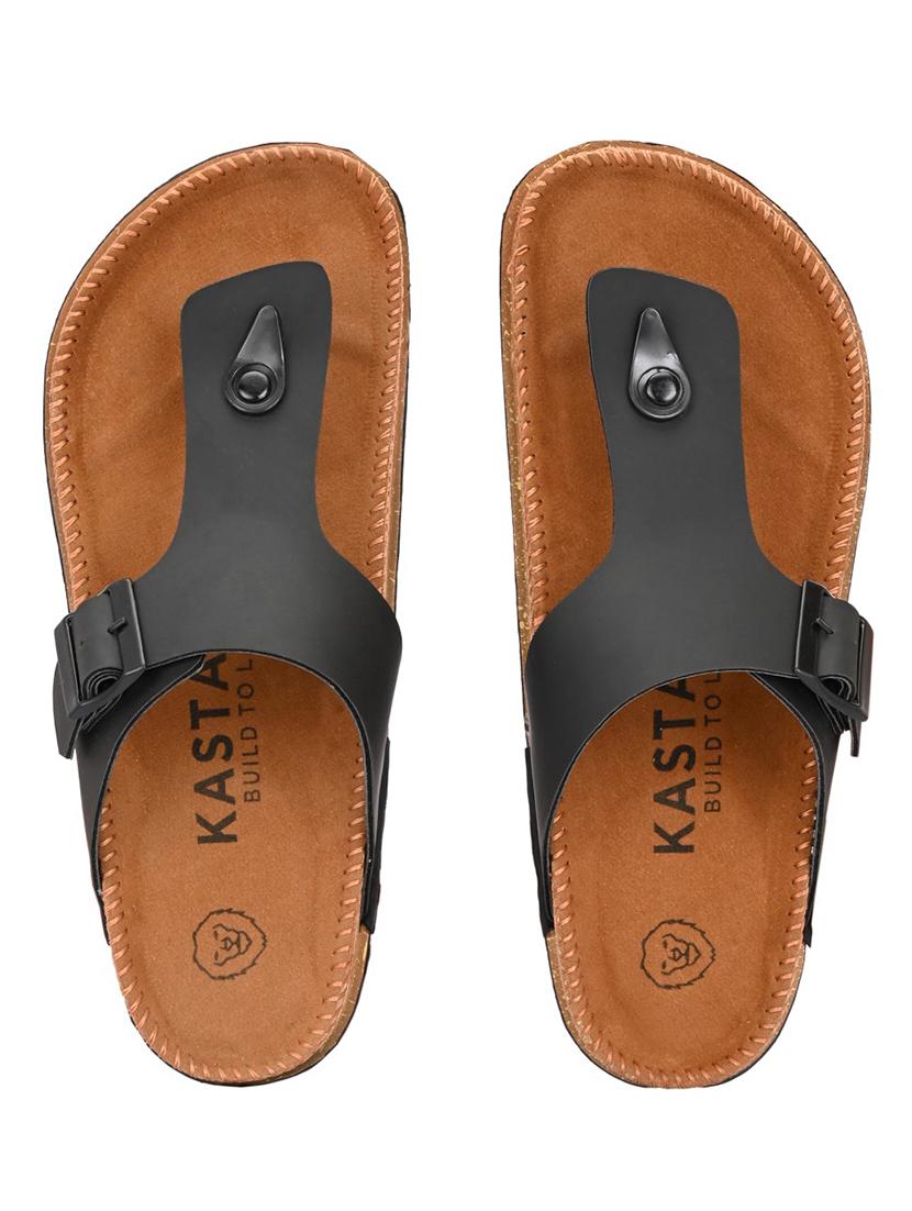men solid toe separator sandal - 22001742 - Standard Image - 4