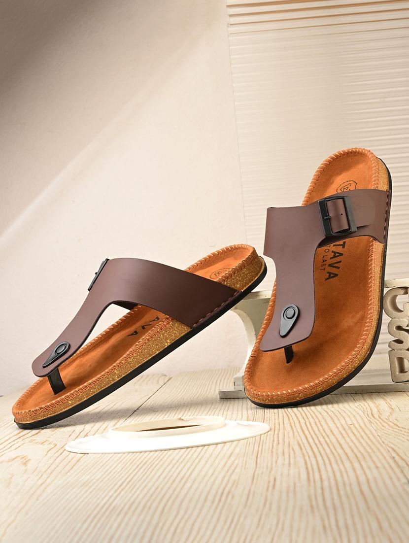 men solid toe separator sandal - 22001743 - Zoom Image - 0