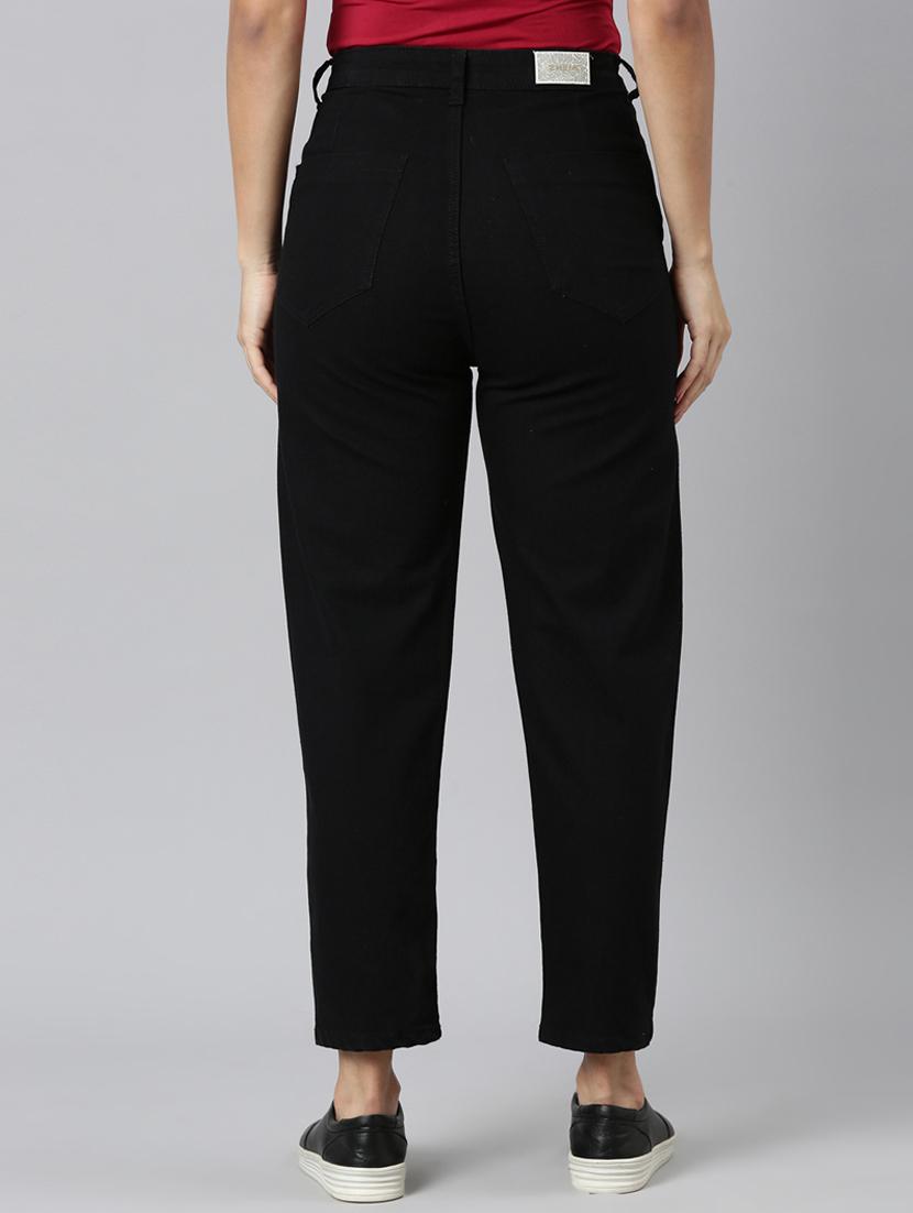 women solid mid rise mom fit jean - 22001874 - Standard Image - 4