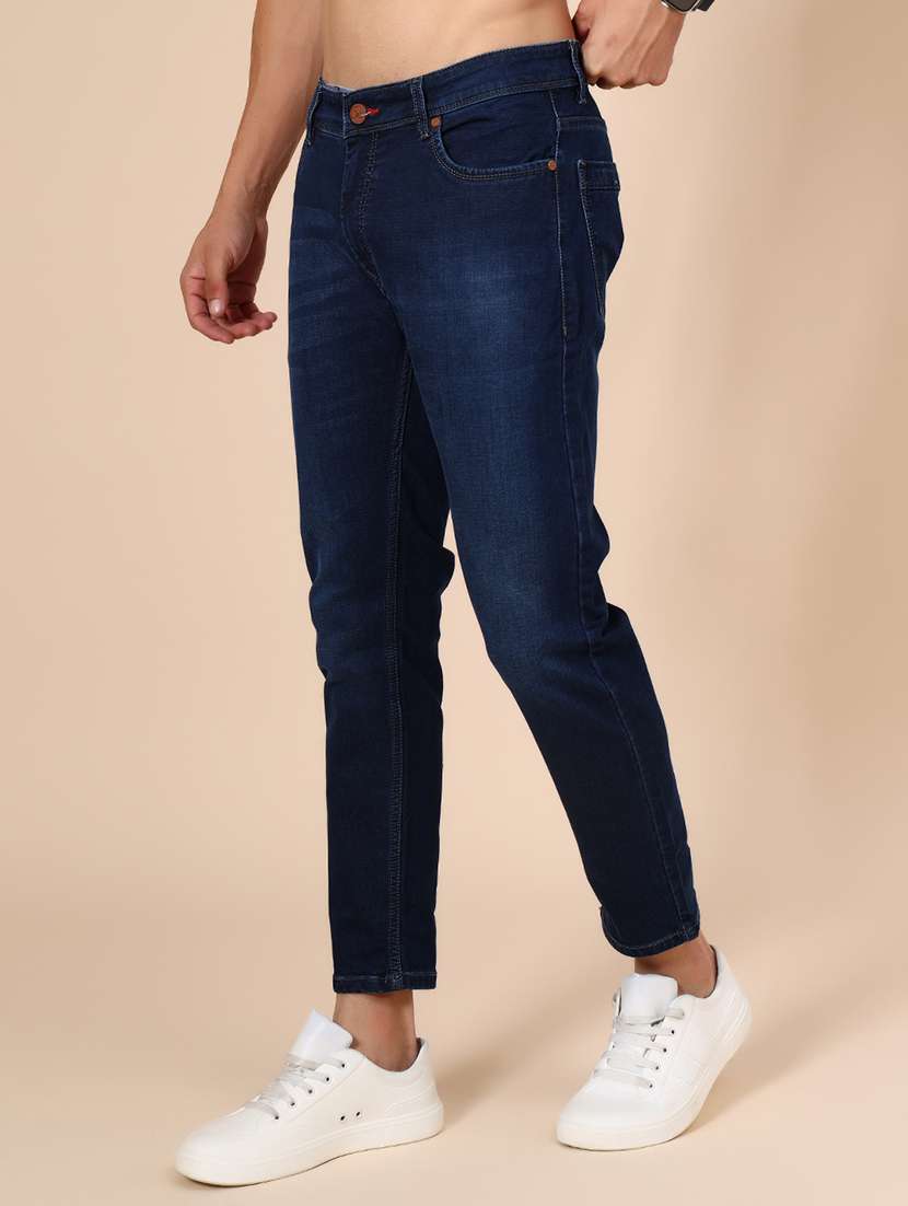 men washed mid rise ankle length jean - 22001958 -  Standard Image - 1
