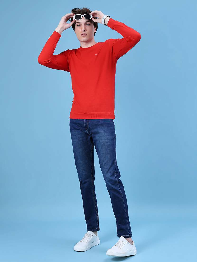 men solid mid rise slim fit jean - 22002052 -  Standard Image - 4