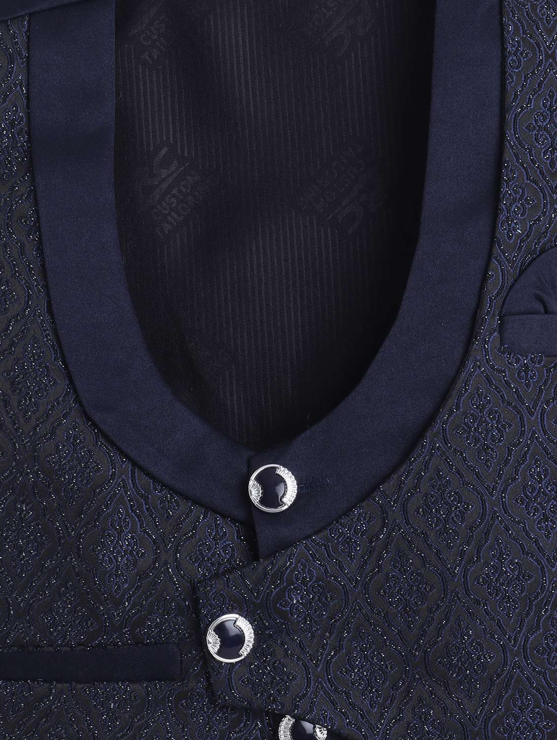 boys printed shirt and trouser with waistcoat - 22002441 -  Standard Image - 4