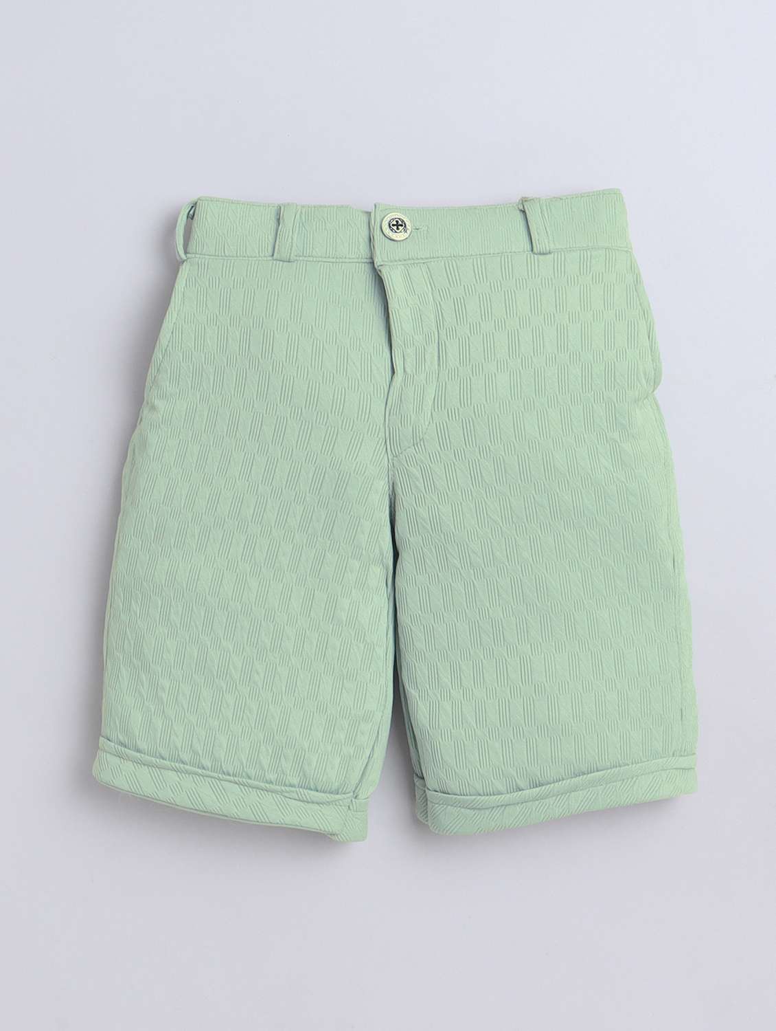 boys self designed shirt and short co-ord set - 22002443 -  Standard Image - 1