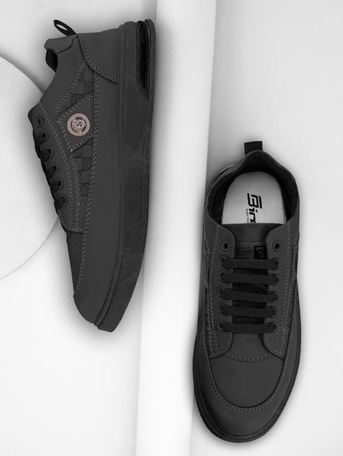 men black lace-up sneaker - 22002463 -  Standard Image - 0