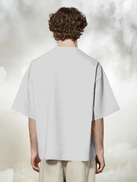 men printed short sleeve oversized t-shirt - 22002490 - Standard Image - 1