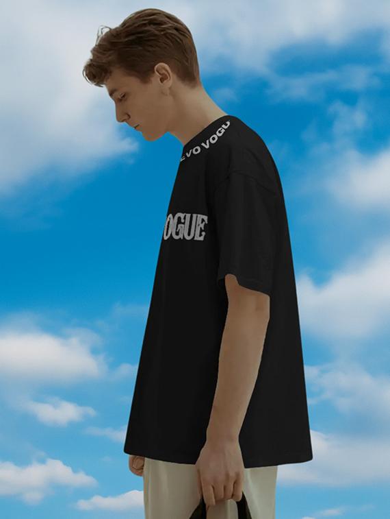 men printed short sleeve oversized t-shirt - 22002504 - Standard Image - 1