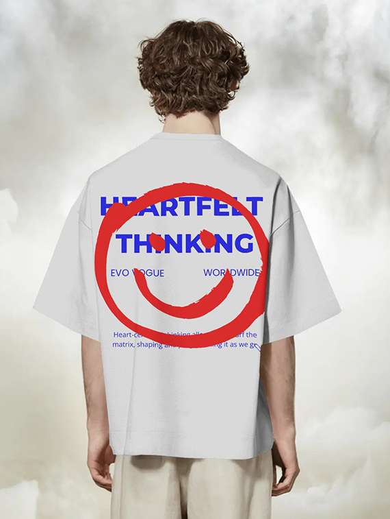 white cotton blend oversized tshirt - 22002510 -  Standard Image - 1