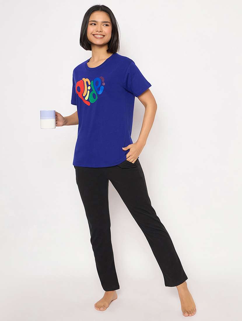 women printed short sleeve regular fit t-shirt - 22003005 - Standard Image - 4