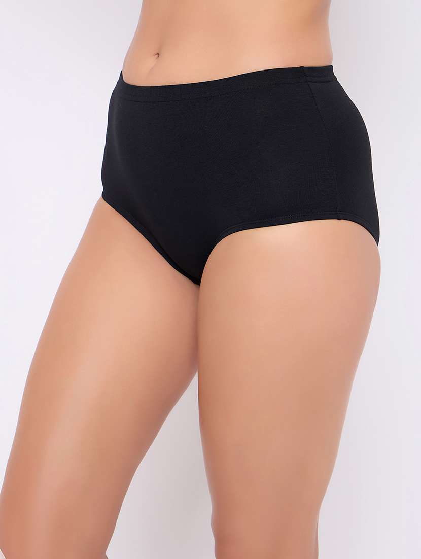women solid high rise hipster panty - 22003054 -  Standard Image - 1