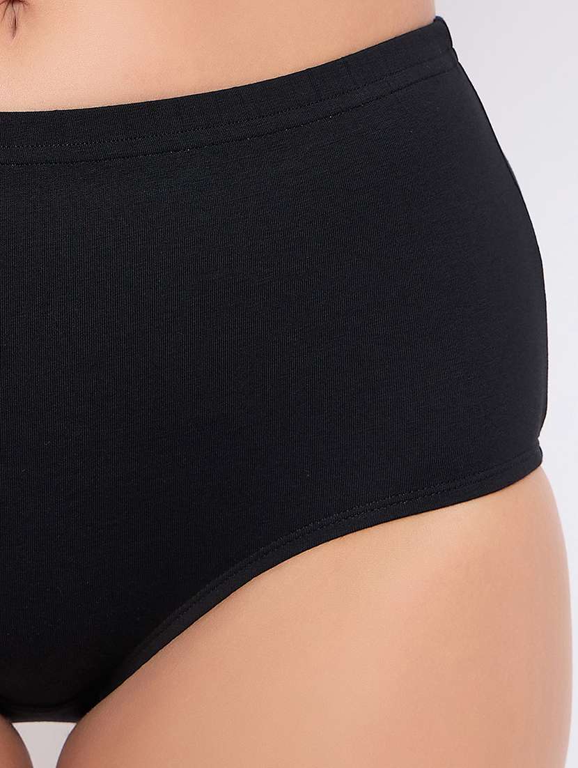 women solid high rise hipster panty - 22003054 -  Standard Image - 4
