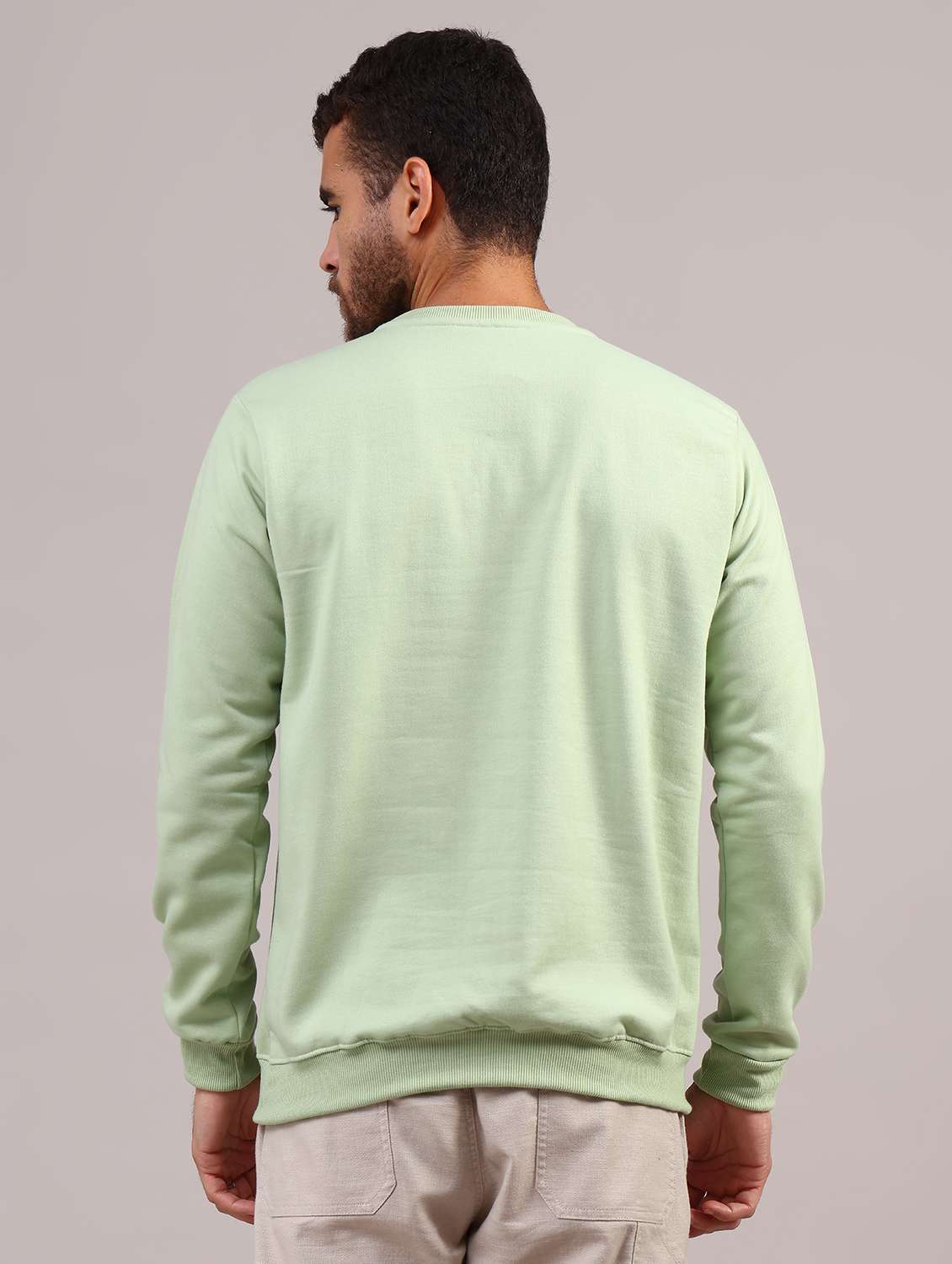 men printed long sleeve regular fit sweatshirt - 22003319 -  Standard Image - 4