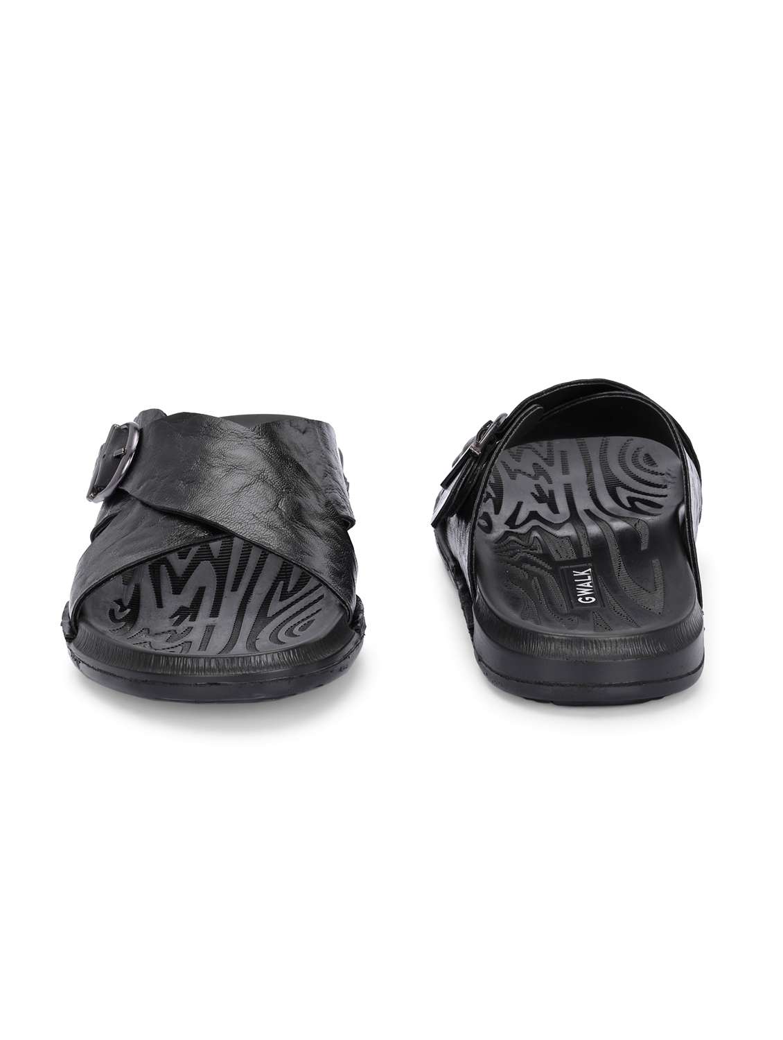 men textured slip on sandal - 22003892 -  Standard Image - 4