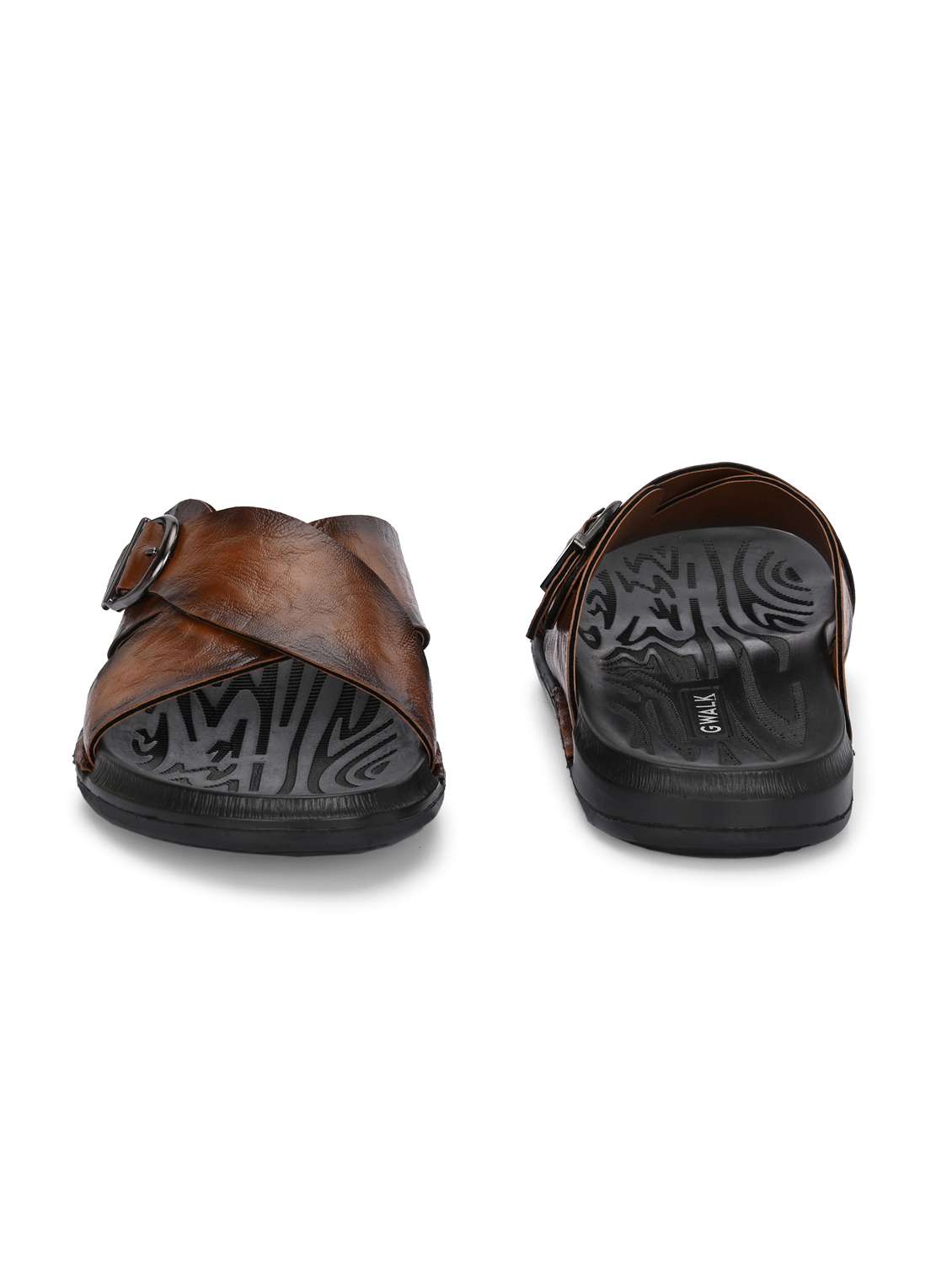 men tan slip on sandal - 22003894 -  Standard Image - 4