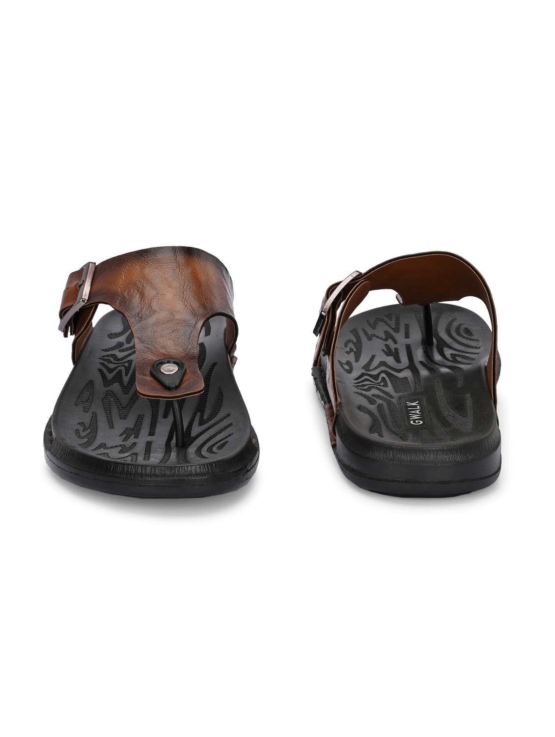 men tan toe seperator sandal - 22003899 -  Standard Image - 4