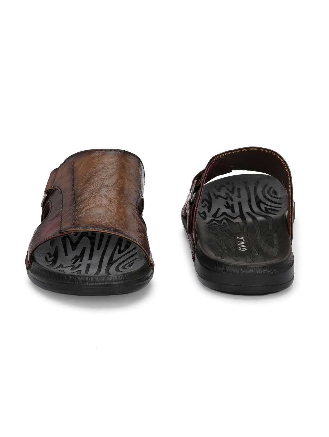 men tan slip on sandal - 22003903 -  Standard Image - 4