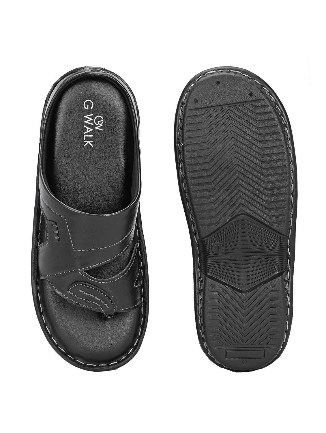 men solid toe separator sandal - 22003913 - Standard Image - 4