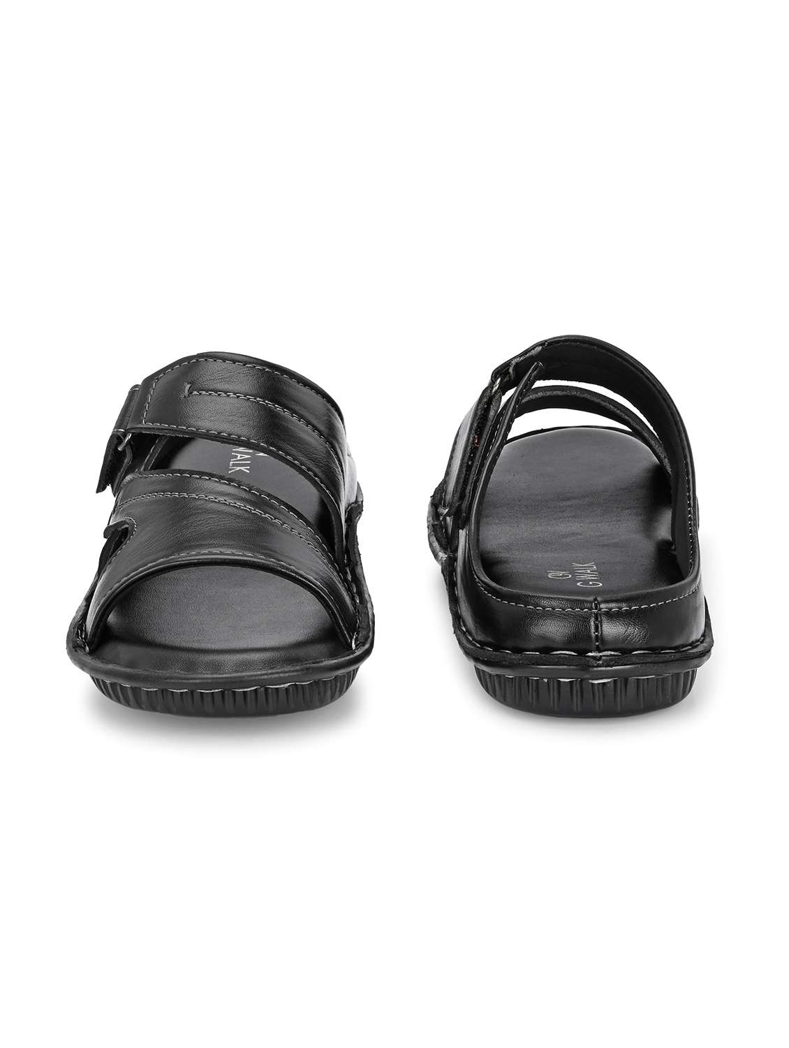 men black slip on sandal - 22003916 -  Standard Image - 4