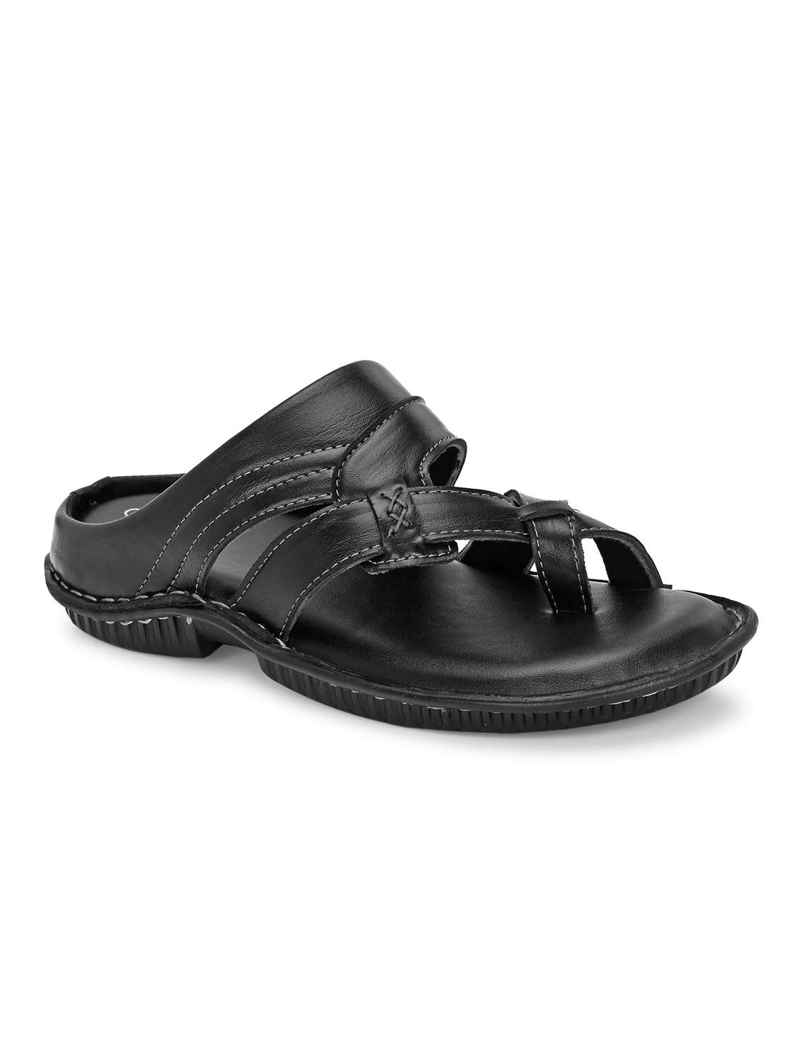 men solid toe separator sandal - 22003919 -  Standard Image - 1