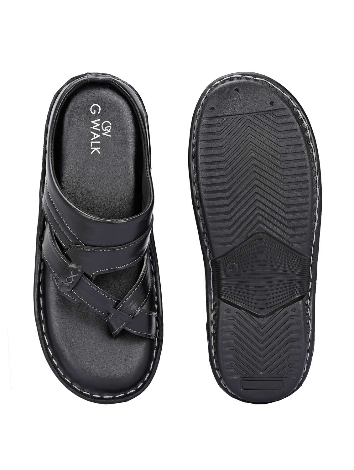 men solid toe separator sandal - 22003919 - Standard Image - 4