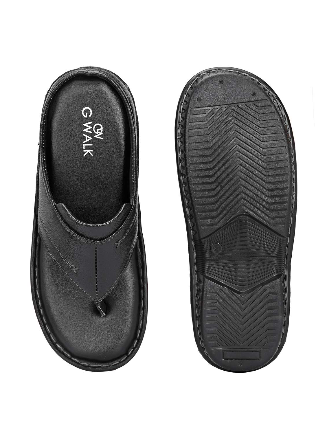 men solid toe separator sandal - 22003925 -  Standard Image - 4