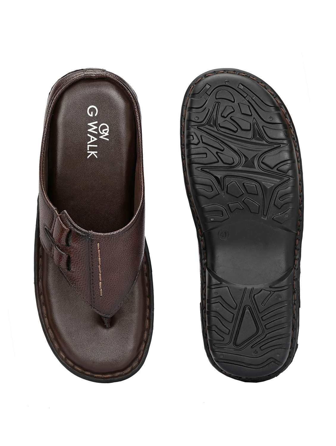 men solid toe separator sandal - 22003929 -  Standard Image - 4